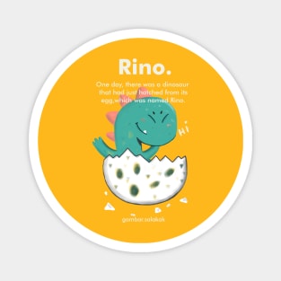 Rino The Dinosaurs Magnet